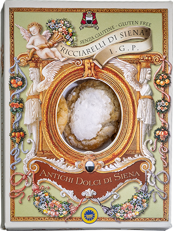 Ricciarelli Di Siena Gluten Free IGP 250g Box ANTICHI DOLCI DI SIENA