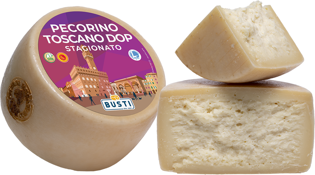Pecorino Toscano D.O.P. Stagionato (2.5kg approx.) Sottovuoto CASEIFICIO BUSTI
