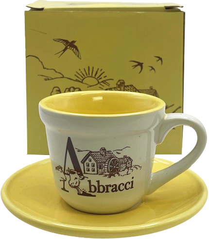 Tazzina con Piattino "Le Cantastorie" Abbracci (Box/6Units with Saucer) MULINO BIANCO