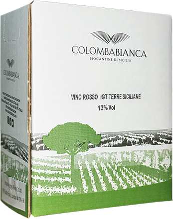 Vino Rosso I.G.T. Terre Siciliane 3lt (2024) Bag in a Box TERRE DI VITA